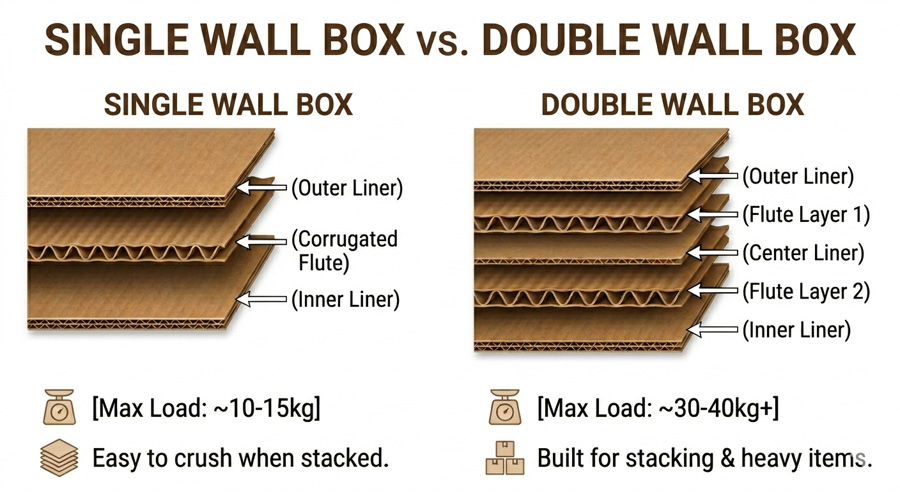 Single Wall vs. Double Wall Boxes